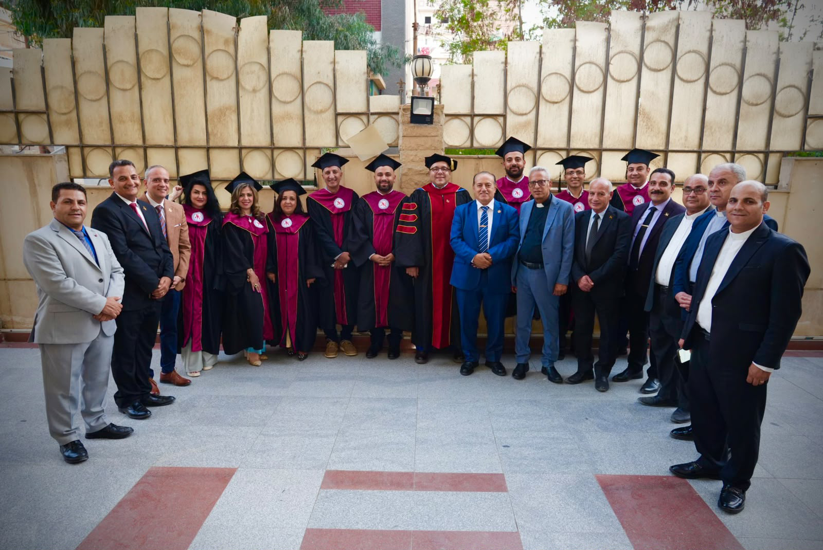 كلية لاهوت مجمع المثال المسيحي تحتفل بتخريج دفعة جديدة في المنيا